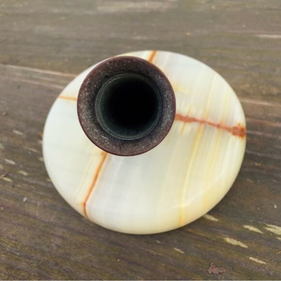 Shaeffer’s Fountain Pen Round Marble Stand Desk Set 14k Gold Nib White Dot Desk - Picture 8 of 8